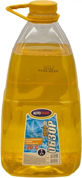 Зимовий омивач скла Autotrade Obzor Auto -20°С 4.2 кг 5 л Персик (СТ-00118792)