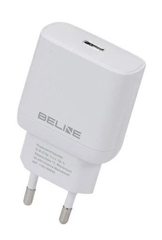 Мережевий зарядний пристрій Beline 30 W 1 x USB Type-C PD 3.0 GaN White (5905359813415)