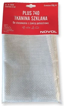 Стеклоткань Novol PLUS 740 плотность 150г х м2 0,5м