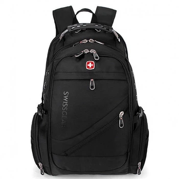 Міцний міський рюкзак SwissGear Bag 8810 33л водовідштовхувальний з дощовиком і аудіопортом AUX і USB