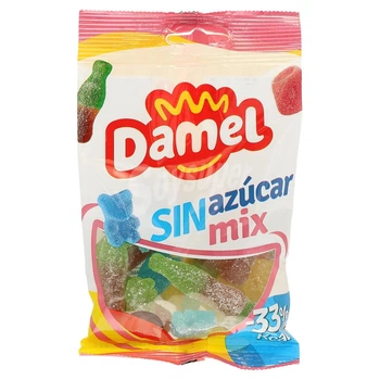 Желейные конфеты без глютена и без сахара Микс Damel 90 г