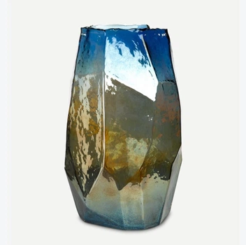 Ваза Pols Potten Graphic Luster Blue Large