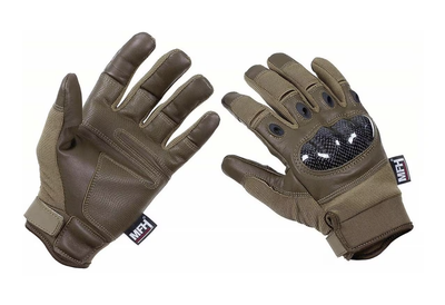Тактичні рукавиці MFH Tactical Gloves Mission - Coyote L