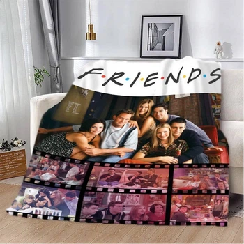 Плед Друзья Friends 02 3D рисунком размер 80х100