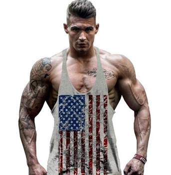 Майка для спорту USA Gray 384 XL
