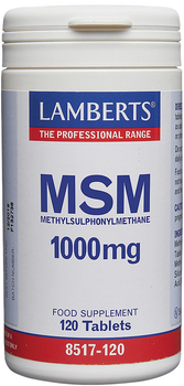 Suplement diety Lamberts Msm 1000 Mg 120 tabs (5055148403171)