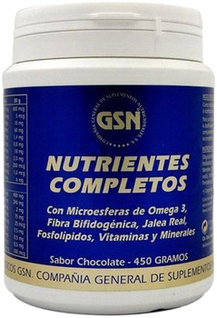 Вітамінно-мінеральний комплекс Gsn Nutrientes Completos Cho 450 г (8426609020171)