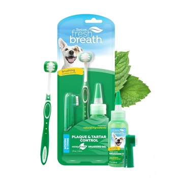 Набор Tropiclean Oral Care Kit Small "Свежее дыхание" для ухода за зубами маленьких и средних собак