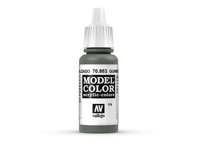 Фарба металік Gunmetal Grey - Model color 17 мл. Vallejo (70863)