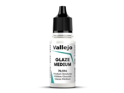 Рідина Glaze Medium для підвищення прозорості фарби 18 мл. Vallejo (70596)