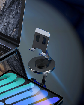 Підставка для телефонів та планшетів VHG D34 поворотна 360 ° Black