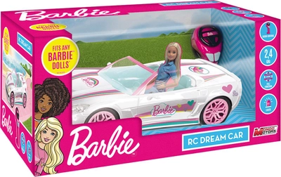 Samochód zdalnie sterowany Mondo Barbie RC Car biały (8001011636747)