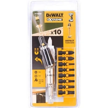 Набор бит DeWALT Extreme Impact Torsion в кейсе, 10 шт (DT70578T)
