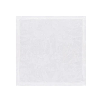 Салфетка из льняного жаккарда белая JACQUARD FRANCAIS "Tivoli", 50x50 см