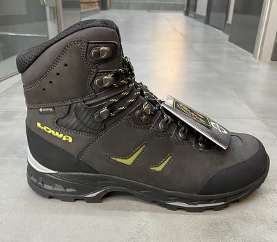 Ботинки трекинговые Lowa Camino GTX 42,5 р, Темно-серые (Anthracite/Kiwi), высокие походные ботинки