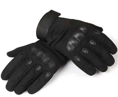 Повнопалі військові рукавички похідні армійські мисливські захисні FQ16S007 Чорний L (160075) Kali