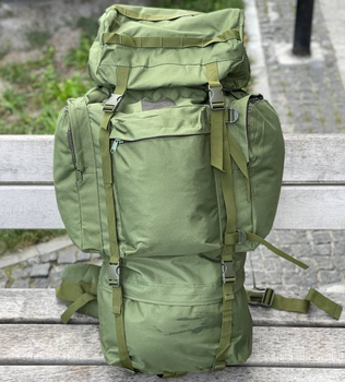 Тактический вместительный рюкзак 110 л Оливковый (38999) Kali