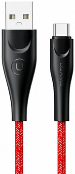 Kabel Usams U41 USB Type-A na USB Type-C 2 A 2 m Czerwony ( SJ395USB02) (6958444983554)