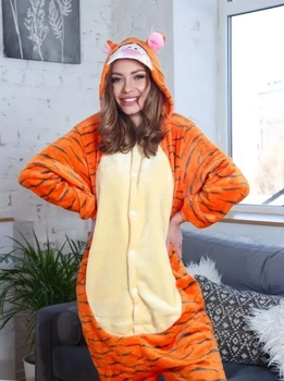 Піжама Кігурумі My Kigu Жіноча Тигра Дісней Помаранчевий Розмір S 145-155 см (102941)