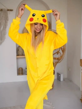 Пижама Кигуруми My Kigu Женская Покемон Пикачу Желтый Размер M 155-165 см (101541)