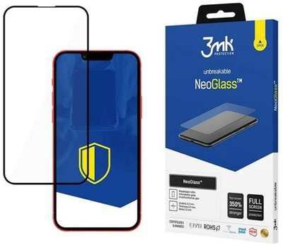 Захисне скло 3MK NeoGlass для iPhone 13/13 Pro Black (5903108435307)