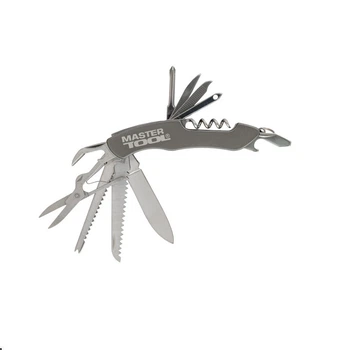 Мультитул MASTERTOOL "Швейцарский нож". 14 в 1. Grey (79-0125)