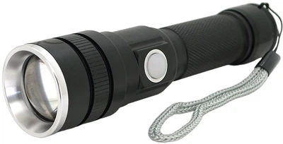 Ліхтар ручний Bailong BL-611-P50 1 LED P50 10W 2 режими Zoom 18650/2800 mAh IP44 USB-microUSB (YT28602)
