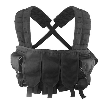 Жилет разгрузочный военный Travel Extreme панель MOLLE black