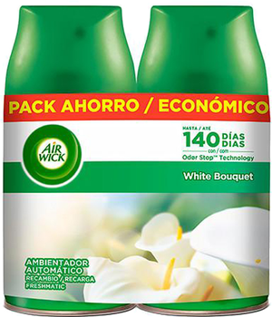 Освіжувач повітря Air Wick Freshmatic Ambientador Recambio White Bouquet 2 х 250 мл (8410104155537)