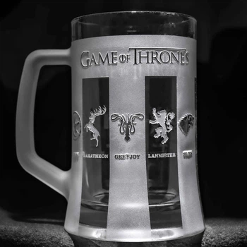 Келих для пива з гравіюванням Game of Trones Гра престолів