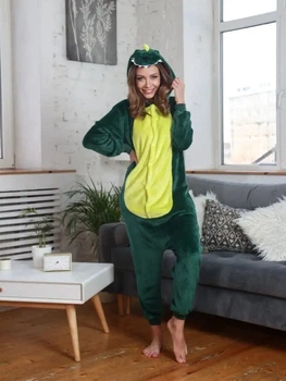 Піжама Кігурумі My Kigu Жіноча Дракон Динозавр Зелений Розмір M 155-165 см (102341)
