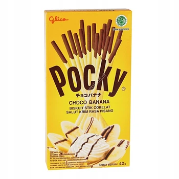 Японські палички в глазурі Pocky Choco Banana 42 грам
