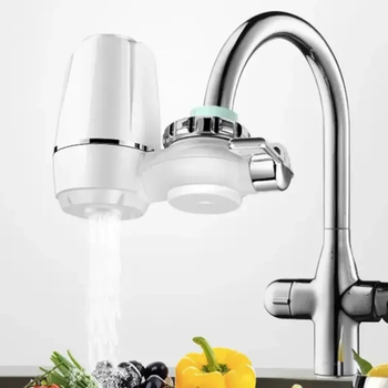 Фільтр-насадка на кран WATER PURIFIER для проточної води Білий