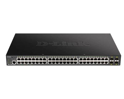 Коммутатор D-Link (DGS-1250-52XMP/A1A) 48-PORT 10/100/1000MBPS with PoE