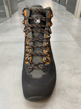 Ботинки трекинговые Lowa Camino GTX 41 р, Темно-серые (Anthracite/Kiwi), высокие походные ботинки