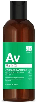 Олія для тіла Dr. Botanicals Avocado y Almond Superfood Nourishing Body Oil 200 мл (712221290121)