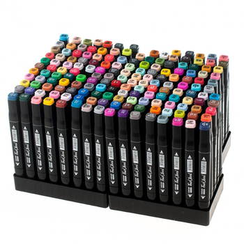 Winsor & Newton Promarker Twin Tip Graphic Marker Pens 172 Full Colors -  Paint Brushes - AliExpress