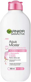 Płyn micelarny Garnier SkinActive 2 w 1 do cery wrażliwej 400 ml (3600542137331)