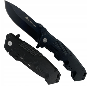 Рятувальний Спасательный Многофункциональный Складной Нож JB Tacticals FINKA SURVIWAL 05 Черный