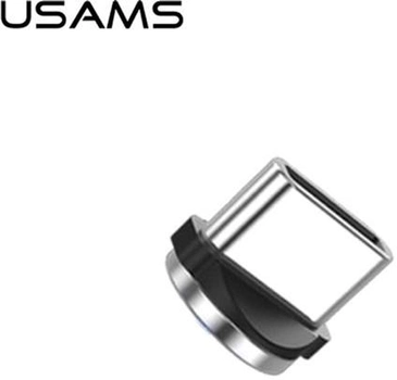 Adapter Usams USB-C bulk magnetyczny Silver (5907465603935)