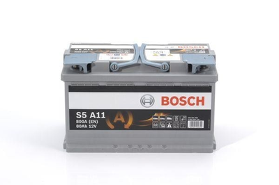 Акумулятор Bosch S5 AGM 80Ah, EN 800 правий "+" 315x175x190 (ДхШхВ) с-ма START-STOP0 092 S5A 1101