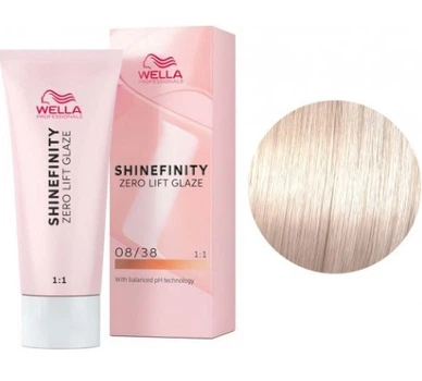 Фарба для волосся Wella Shinefinity 08/38 світлий блондин перлинно-золотий 60 мл