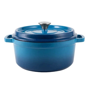 Ретро кастрюля Vintage Cuisine Чавунна з кришкою 4.3 л