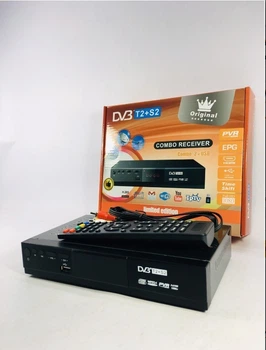 Цифровой ТВ тюнер Smart TV приставка TS/S2 combo 9902 DVB T2 12 V