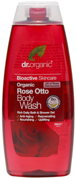 Żel pod prysznic Dr. Organic Rose Otto Bath And Shower Gel 250 ml (5060176673014)