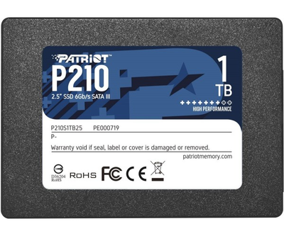 SSD Patriot P210 1TB 2.5" 7mm SATAIII 3D QLC
