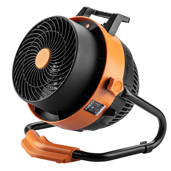 Теплова гармата Neo Tools електрична, 2в1 з функцією вентилятора, 2.4 кВт, 35-50м2, 460 м3/год, цифрове регулювання