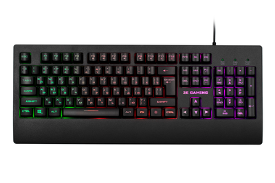 Клавиатура 2E Gaming KG330 LED USB Black Ukr