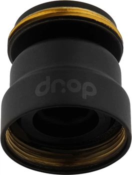 Поворотний адаптер 360° DROP CL360-BL для змішувача - Кут нахилу 15°, зовнішня М 24 мм, чорний