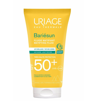 Сонцезахисний крем для тіла Uriage Bariesun Mat Fluid матуючий і зволожуючий SPF 50+ 50 мл (3661434005596)